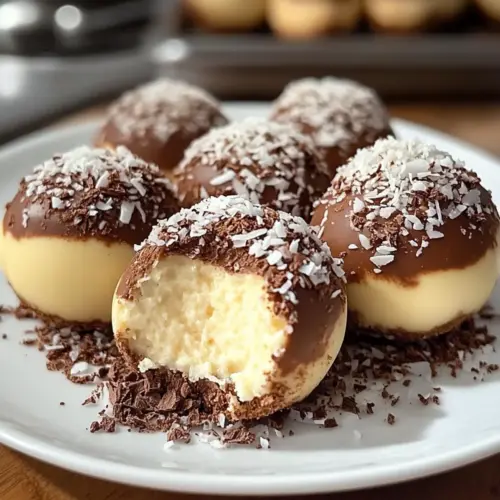 Schnelle Käsekuchen-Kugeln