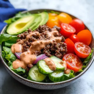 Burger in einer Schüssel