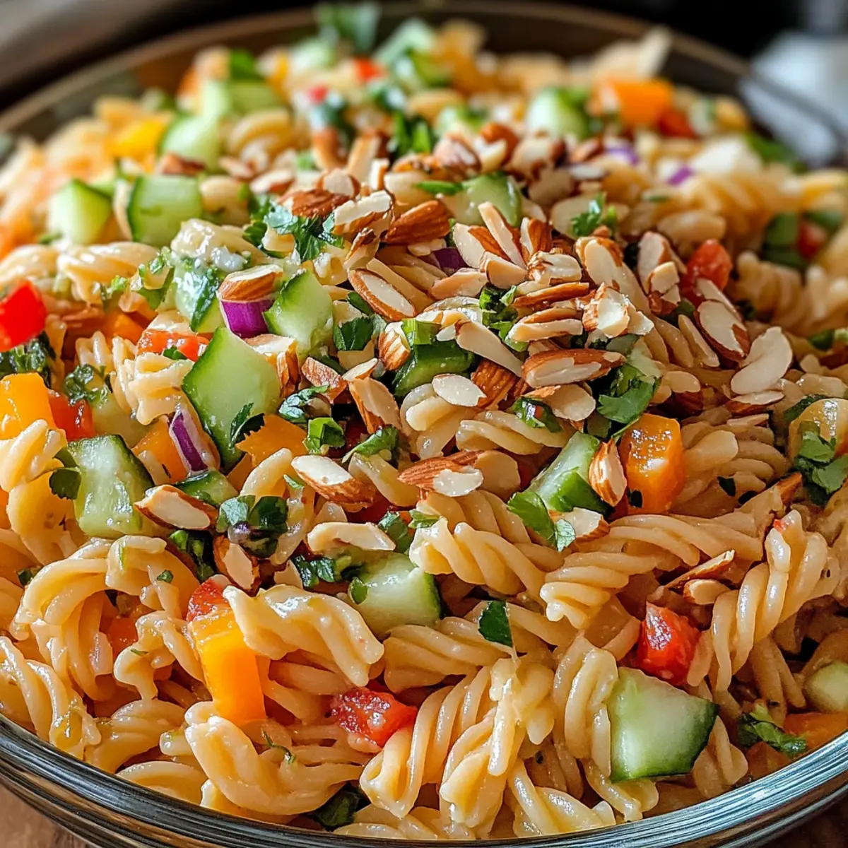 Limetten Crunch Nudelsalat