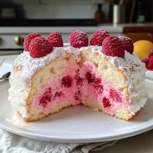 Himbeer-Engelskuchen