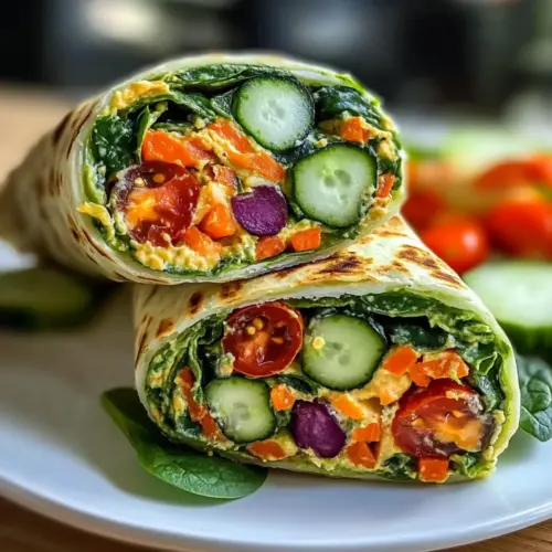 Vegane Gemüse-Wraps