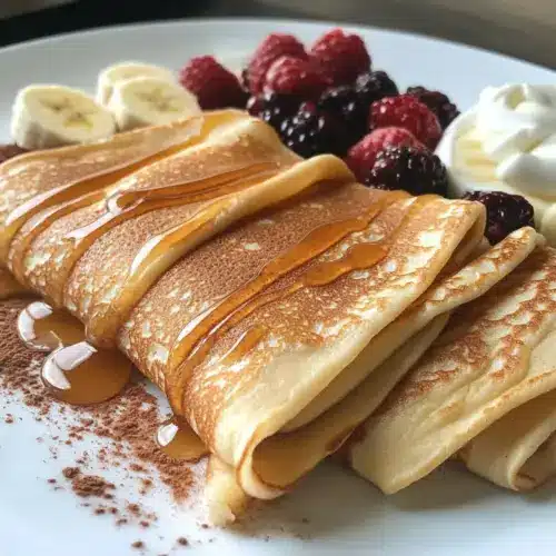 Zimtbrötchen Protein Crêpes